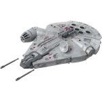 Figurine star wars - han solo et faucon millenium - jouet pour enfants ds 4 ans
