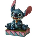 Figurine stitch ohana means family - disney tradition by jim shore - effet bois peint � la main - hauteur ...