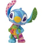 Figurine stitch - romero britto - collection disney pop - taille mini - couleurs vibrantes