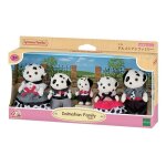 Figurines - sylvanian families - 5862 - coffret collector 40e anniversaire - 5 personnages - bleu
