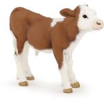 Figurine veau simmental - papo - la vie � la ferme - pour enfant de 3 ans et plus