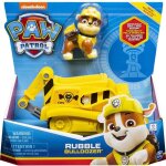 Pat patrouille : ruben avec son bulldozer jaune - figurine et vehicule animaux - nouveaute paw patrol ...