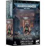 Figurine warhammer 40k - astra militarum seigneur castellan ursula creed - gris / vert - games workshop ...