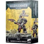 Figurine warhammer 40k - orks boss de guerre en mega - armure - games workshop - gris / vert / rouge ...