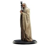 Figurine - weta workshop - fandom - le seigneur des anneaux : saroumane - 19 cm