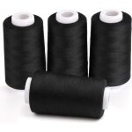 Fils  coudre 4pcs 11000m bobines de fils  coudre fil surjeteuse pour couture  la main ou  la machine ...