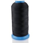 Fil de couture - tight - nylon - noir - pour cuir sacs chaussures et tapisserie