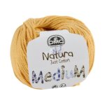 Fil � crocheter - dmc - natura medium - 100% coton - 32 coloris - orange tangerine n� 10