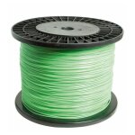 Fil de d�broussailleuse - fil nylon de coupe - monofil section ronde � 4mm x 555 m�tres evergreen - bobine ...