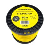 Fil débroussailleuse rond l: 80m Ø: 270mm - haute durabilité - qualité professionnelle Fil débroussailleuse rond l: 80m Ø: 270mm - haute durabilité - qualité professionnelle
