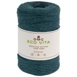 Fil dmc coton recycl� eco vita - tape yarn - 07 - bleu - 250 g - 120 m