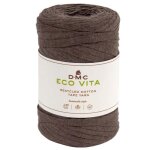 Fil dmc coton recycl� eco vita - tape yarn - 111 - marron - 250 g - 120 m