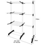 Fil  linge - tendoir facile  suspendre rtractable et amovible curie