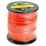 Fil de d�broussailleuse - fil nylon de coupe - monofil section carr� � 6mm x 45 m�tres - bobine