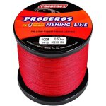 Fil de p�che tress�e 4 brins pe 80lb / 0. 5mm - rouge
