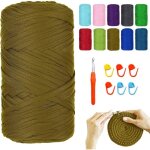 Fil polyester pour crochet - sightmark - 400g / 120m - vert g�n�ral - aiguille 90 mm incluse - facile ...