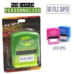 Un fils super - tampon encreur personnalisé Un fils super - tampon encreur personnalisé
