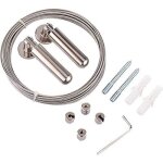 Fil de tension de rideaufil de tension de rideau en acier inoxydable ensemble de tringle � rideau en ...