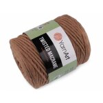 Fil  tricoter - 1pc - macram torsad - 500g - 210m - paisseur 28mm