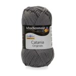 Fil  tricoter - schachenmayr - catania gris - 100% coton - pelote laine crochet