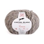 Fil  tricoter - cheval blanc - venise - mastic - 20% alpaga - 20% laine - 56% acrylique
