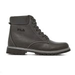 Fila maverick mid - botte / basket homme noir tige nubuck synth�tique col rembourr�