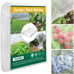 Filet anti - insecte de protection 3x15m pour potager et jardin - maille fine avec arceaux serre