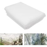 Filet anti - insectes pour serre jardin potager - 3 x 6 m - blanc - lot de 2