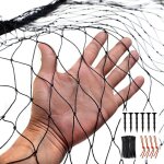 Filet anti - oiseaux - 7. 5m x 15m - voli�reprotection pour arbres fruitiers et chats maille 25mm tiss� ...