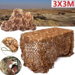 Filet de camouflage - d�cor ext�rieur - 3x3m - tissu oxford 210d - l�ger - r�sistant aux d�chirures