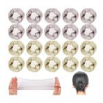Filets � cheveux - non sp�cifi� - 20 pcs - �lastique - invisible - nylon l�ger