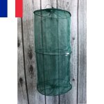 Filet de p�che vert maille 50 x 30 cm petits poissons crevette m�n� app�ts