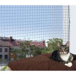 Filet de protection 2 x 15 m noir pour chat - animallparadise