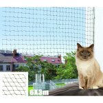 Filet de protection maille grillagée vert olive 6 × 3 m pour chat Filet de protection maille grillagée vert olive 6 × 3 m pour chat