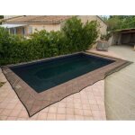 Filet de protection piscine 100g / m2 werka pro 5 x 9 m