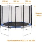 Kangui - filet de sécurité seul pour trampoline ralli Ø 360cm Kangui - filet de sécurité seul pour trampoline ralli Ø 360cm