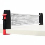 Filet de tennis de table extensible avec housse ? r�glable jusqu� 17 m�tres clips universels 05 � 55 ...