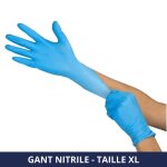 Filfa france - gant taille xl - nitrile non poudr� - bleu - x300