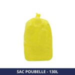 Filfa france - sac poubelle 130l - jaune - bd - x100 sacs