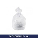 Filfa france - sac poubelle 50l - transparent - x500 sacs
