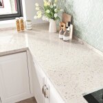 Film adhesif arbre beige clair pour euble cuisine papier peint lavable rouleau decoratif plan de travail ...