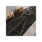 Film autocollant d�coratif - funstick - black marble - effet marbre noir - rose - pvc autocollant - 30cm ...