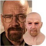 Film celebrity latex masque breaking bad professeur m. white costume raliste