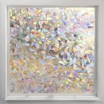 Film electrostatique vitre - 45x200cm - film pour vitre 3d - film fenetre dcoratif - anti - uv - facile ...