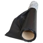 Film dtanchit sous - dalle 4 x 25 m polythylne noir - paisseur 150 microns type 300