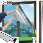 Film fenetre anti chaleur miroir 99% anti - uv film anti - regard protection solaire miroir intimite ...