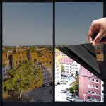 Film isolant thermique � vision unidirectionnelle film occultant pour fen�tre antid�flagrant noir 45 ...