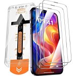 Film protection �cran pour iphone 14 pro - kal - lot de 3 verrescouverture compl�te9hsans bulleskit installati ...