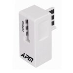 Filtre adsl haut debit blanc - apm - permet de t�l�phoner tout en �tant connect� � internet