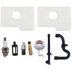 Filtre � air et pompe � huile tuyau de carburant bougie dallumage pour tron�onneuse stihl 017 018 ms170 ...